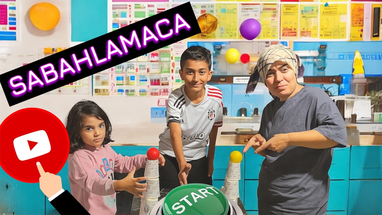 SABAHLAMACA VLOG OKUL TATİL OLDU SABAHLADIK OYUN OYNADIK..!!!