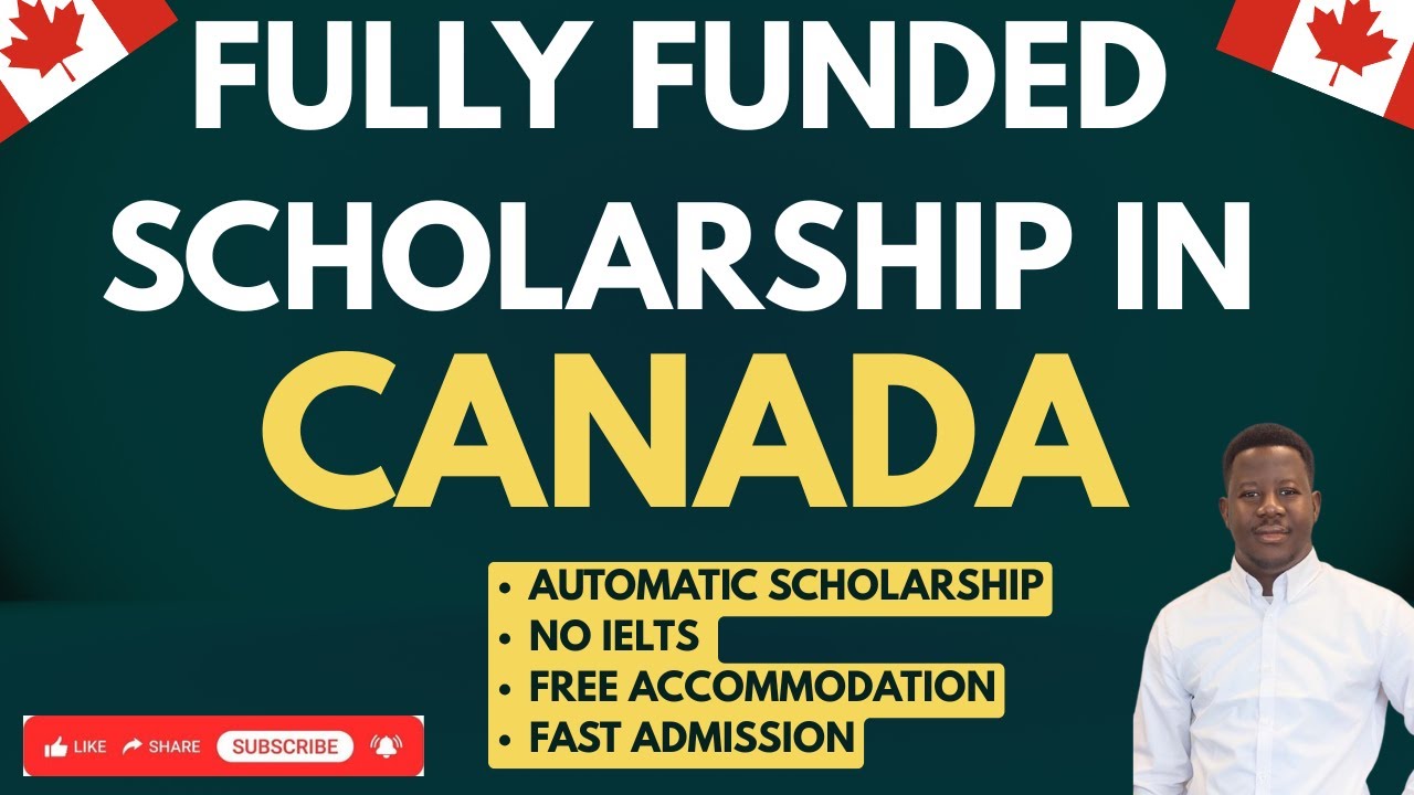 $80,000 Scholarship in CANADA | No IELTS + Free Accommodation & Meals!