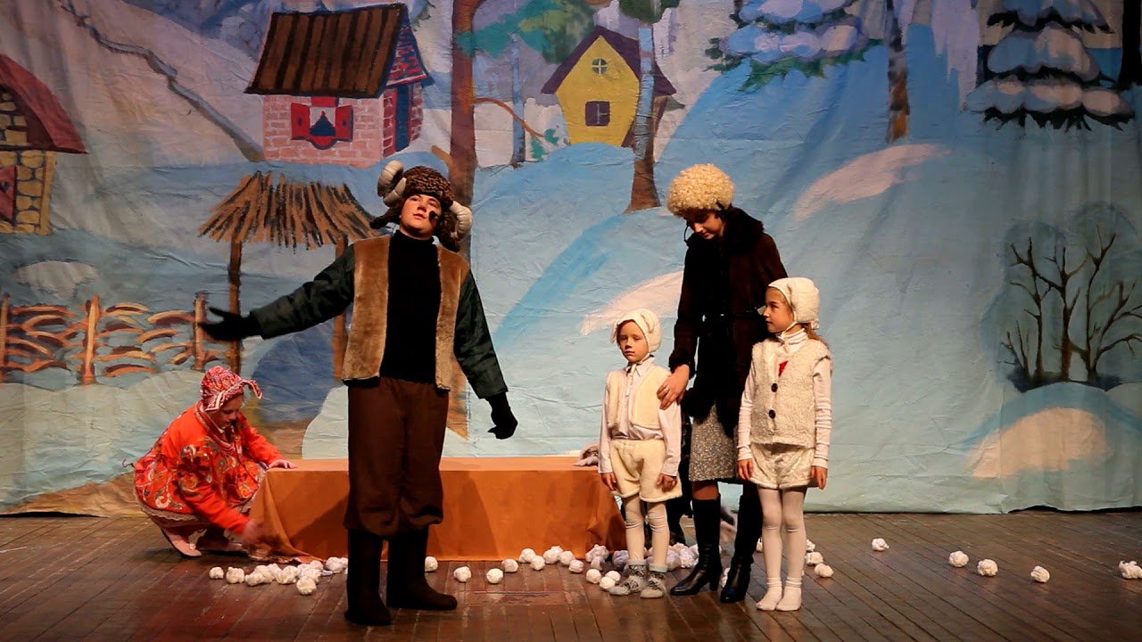Рождественский спектакль " ВОЛК И СЕМЕРО КОЗЛЯТ" 2014 г.