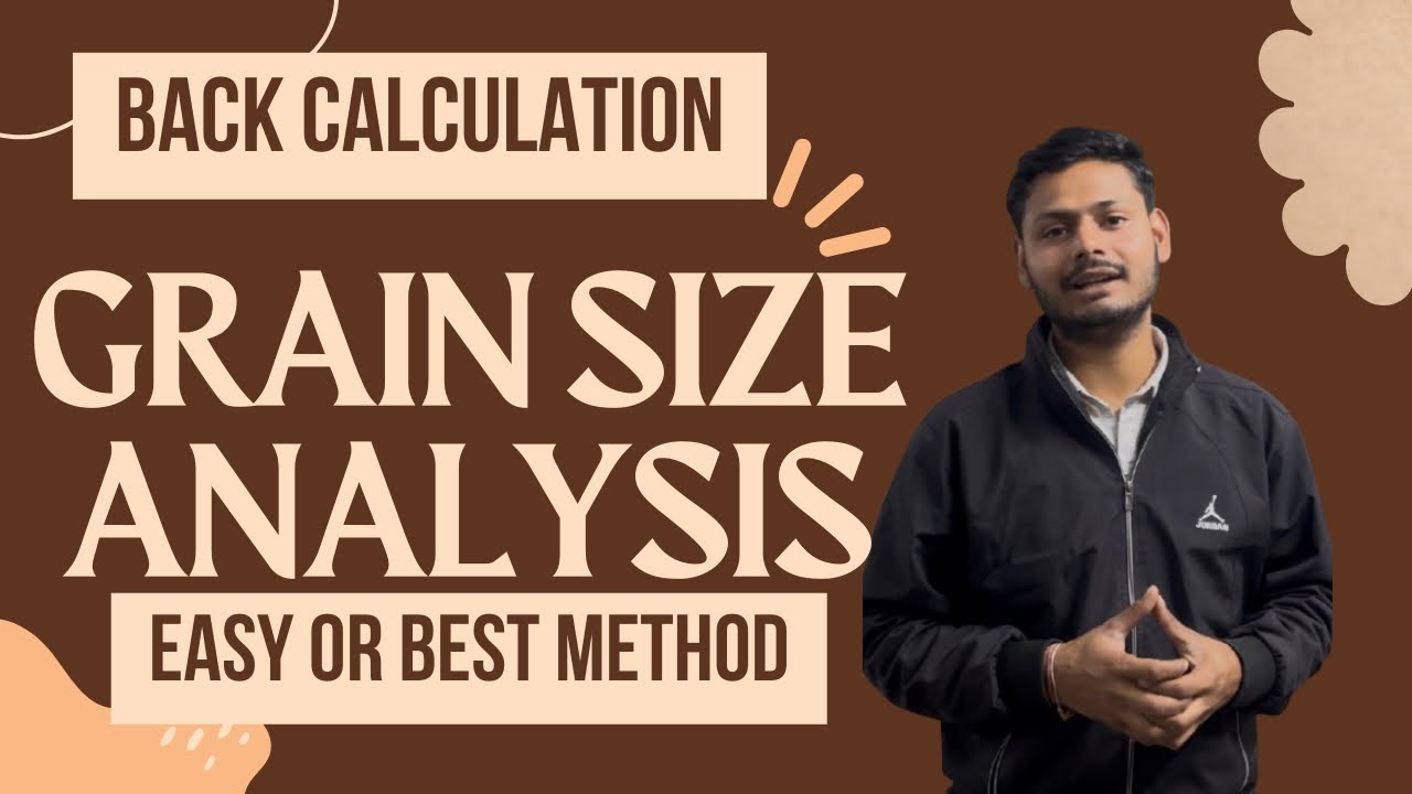 GSA back report || Gradation meaning || grain size analysis || back calculation || gsa back report