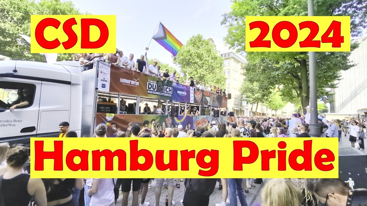 Hamburg Pride 2024 - CSD - die ganze Demo