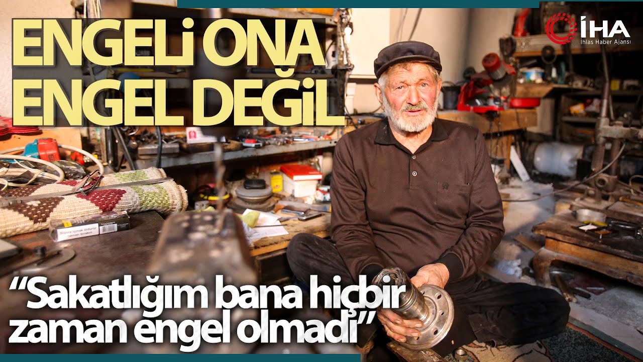 Engeli Ona Engel Değil! Bütün Ağır İşlerin Üstesinden Geliyor