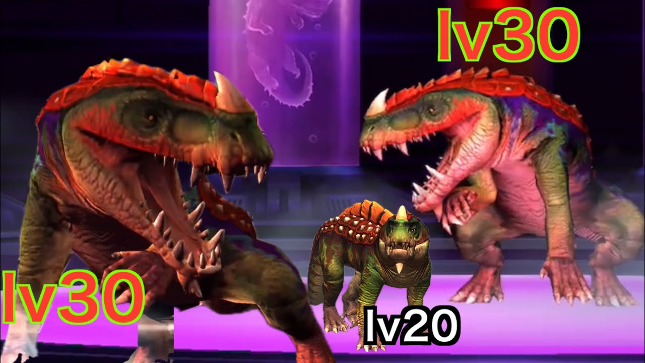 JW ぶっ壊れ最強生物ゴルゴスクスク‼︎ついに限界突破で30lvへと進化する　ジュラシックワールドザゲーム