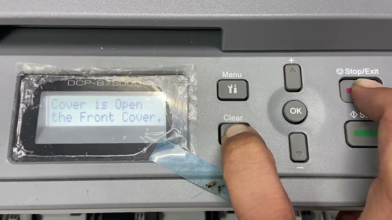 brother dop b7500d replace toner error key #brother #brotherprinter #tonererror#key#b7500d