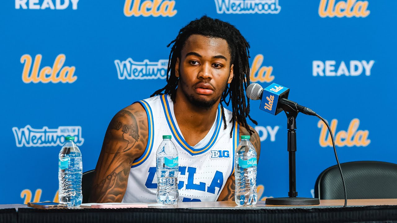 UCLA M. Basketball Postgame - Players, vs. Idaho State (Nov. 20, 2024)