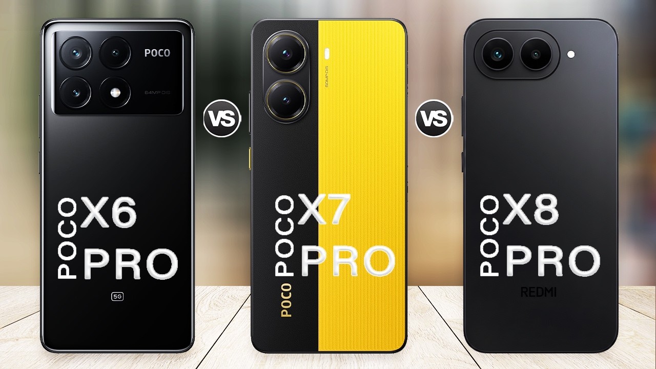 Poco X8 Pro Vs Poco X7 Pro Vs Poco X6 Pro | What's New?