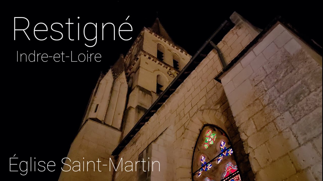 Sonnerie Horaire et de l'Angélus (HD) de l'église Saint-Martin de Restigné (37)