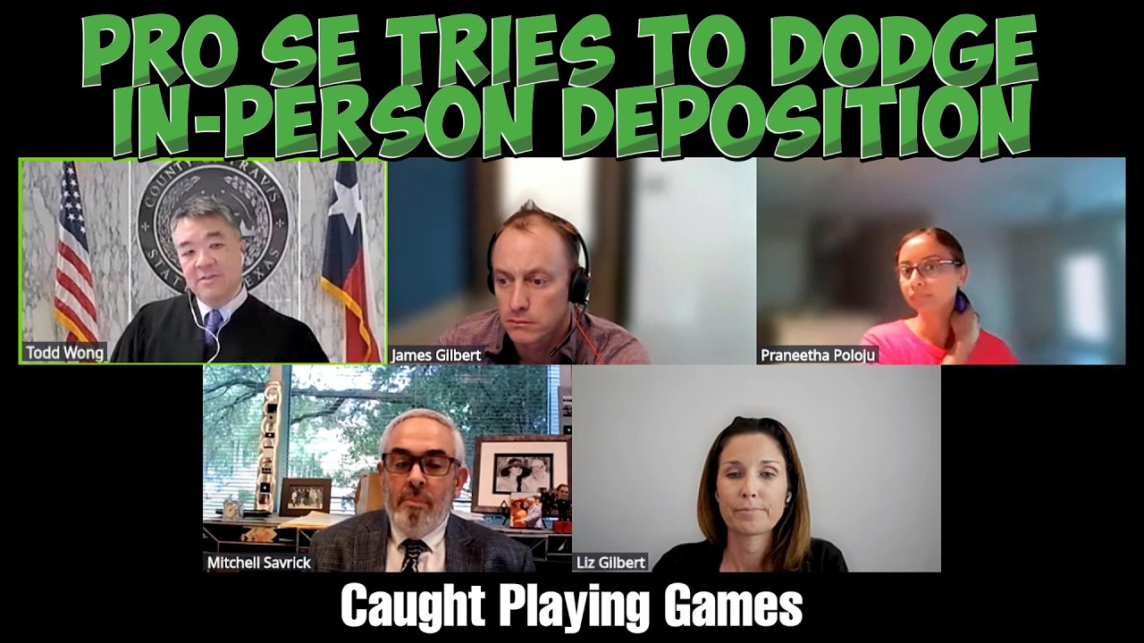 Every Trick She Tried to Escape Her Deposition &mdash; Denied, Denied, Denied
