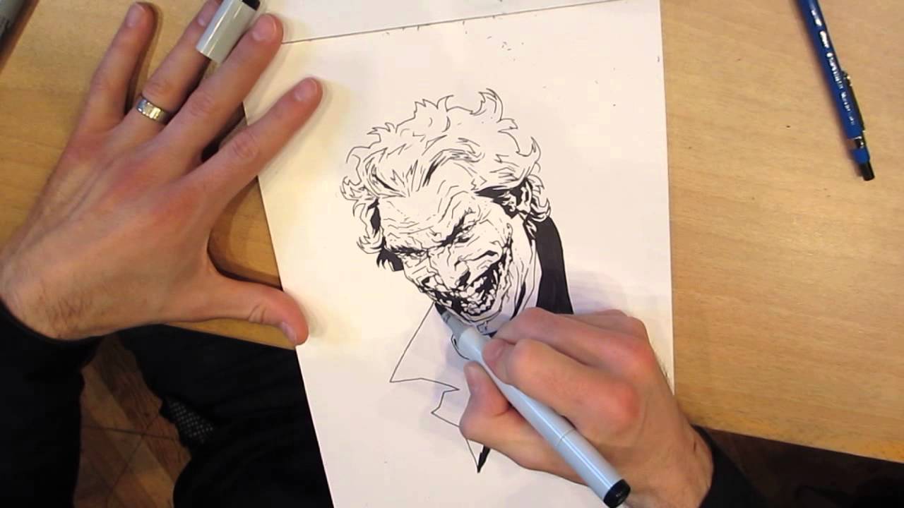 Lee Bermejo draws the Joker at Comicfestival Munich (30.05.2013) Part 2/2