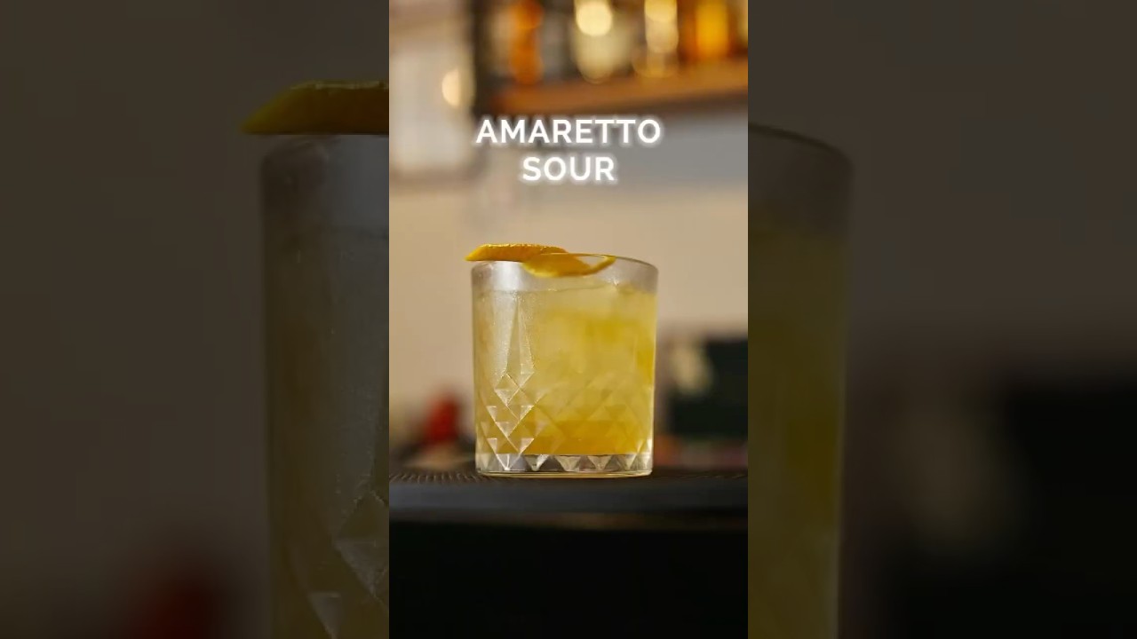 The Timeless Amaretto Sour!!  #amaretto #sour #cocktailrecipe #musttry