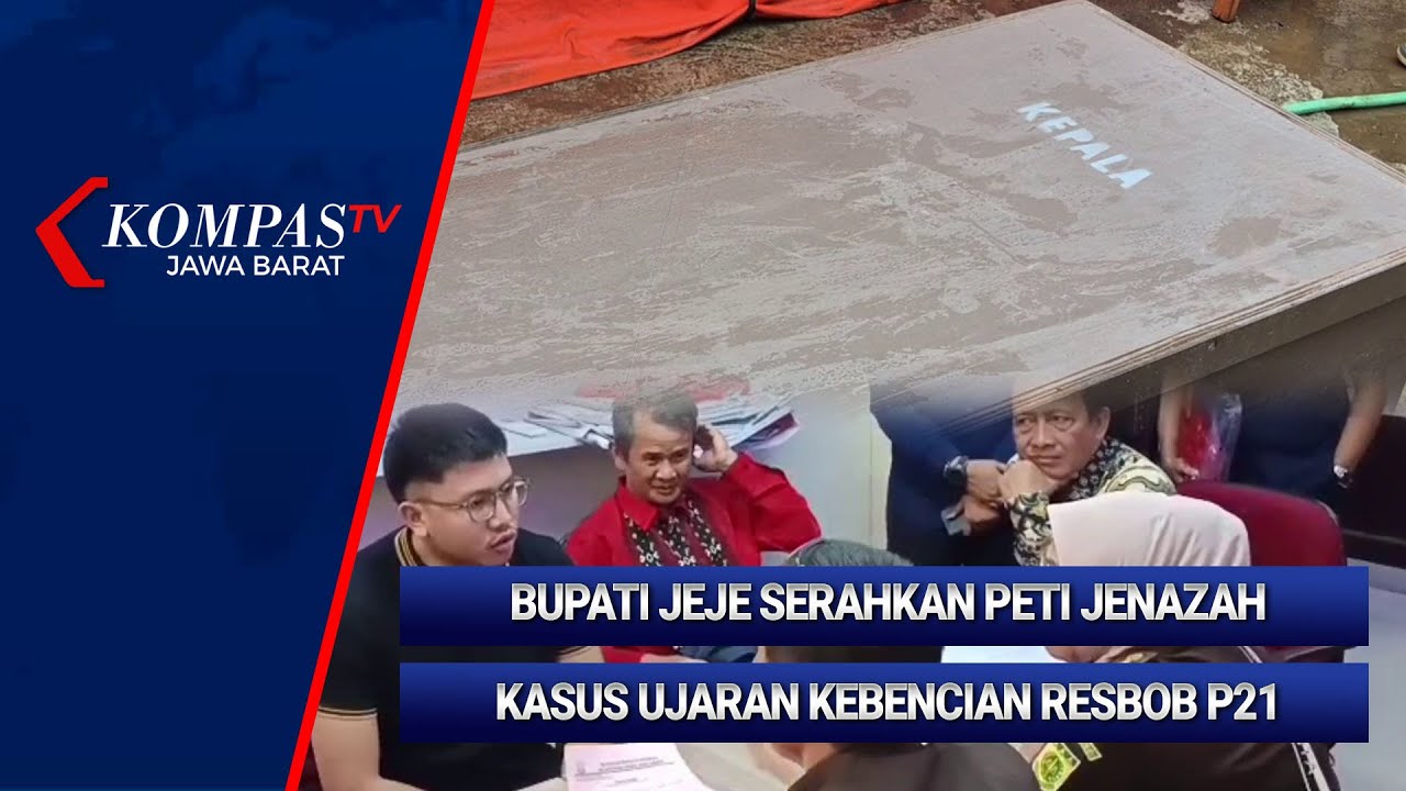 KOMPAS PAGI: Bupati Jeje Serahkan Peti Jenazah Hingga Kasus Ujaran Kebencian Resbob P21