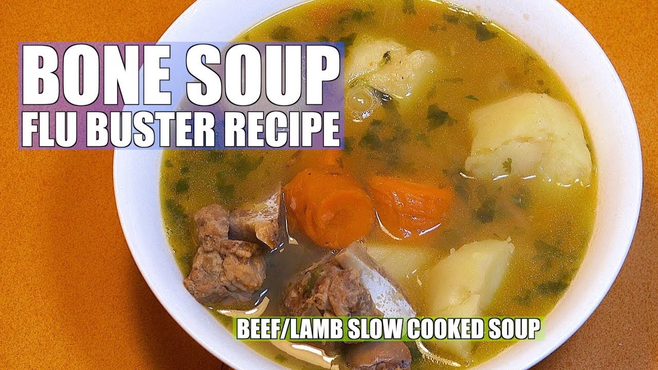Lamb Stew - Meat Stew - Meat Bone Soup - Flu Buster Soup - Bone Broth -
