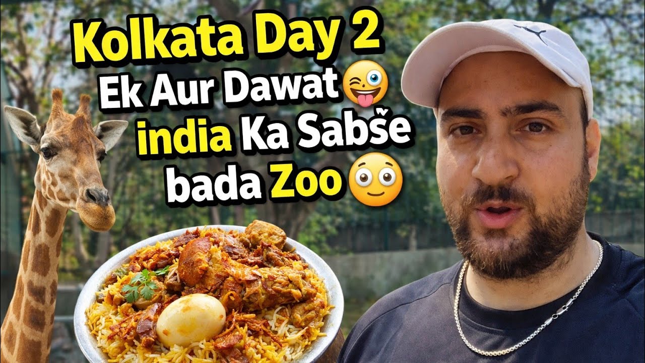 Kolkata Day 2 Ek Aur Dawat😝| india Ka Sabse bada Zoo😳| Moose tv