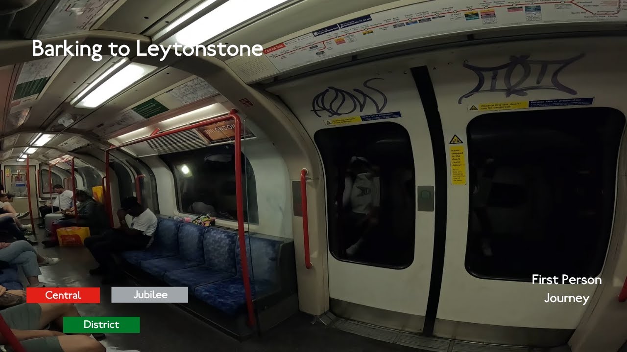 London Underground First Person Journey - Barking to Leytonstone via West Ham and Stratford