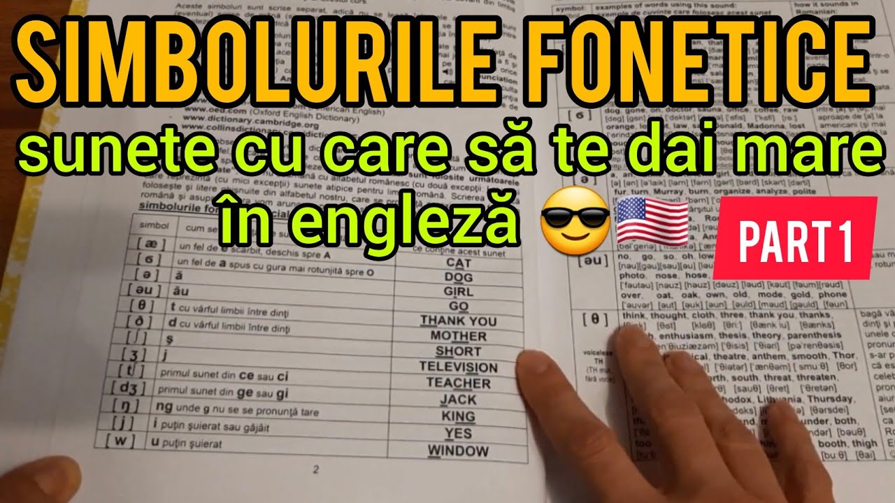 Lecţia # 003 - Sunete cu care să te dai mare în engleză 😎 - part 1