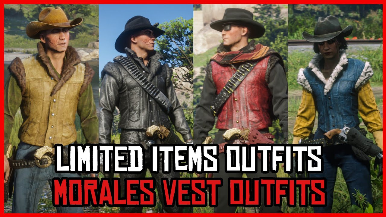 Red Dead Online Morales Vest Outfits [ Limited Items Outfits #21 ]