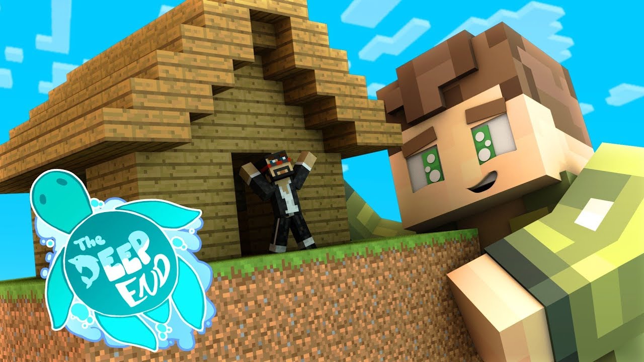 MOVING HIS HOUSE - The Deep End Minecraft SMP Ep.10