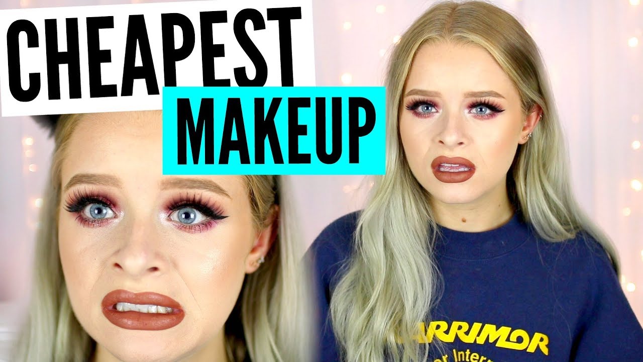 FULL FACE USING MY CHEAPEST MAKEUP!! | sophdoesnails