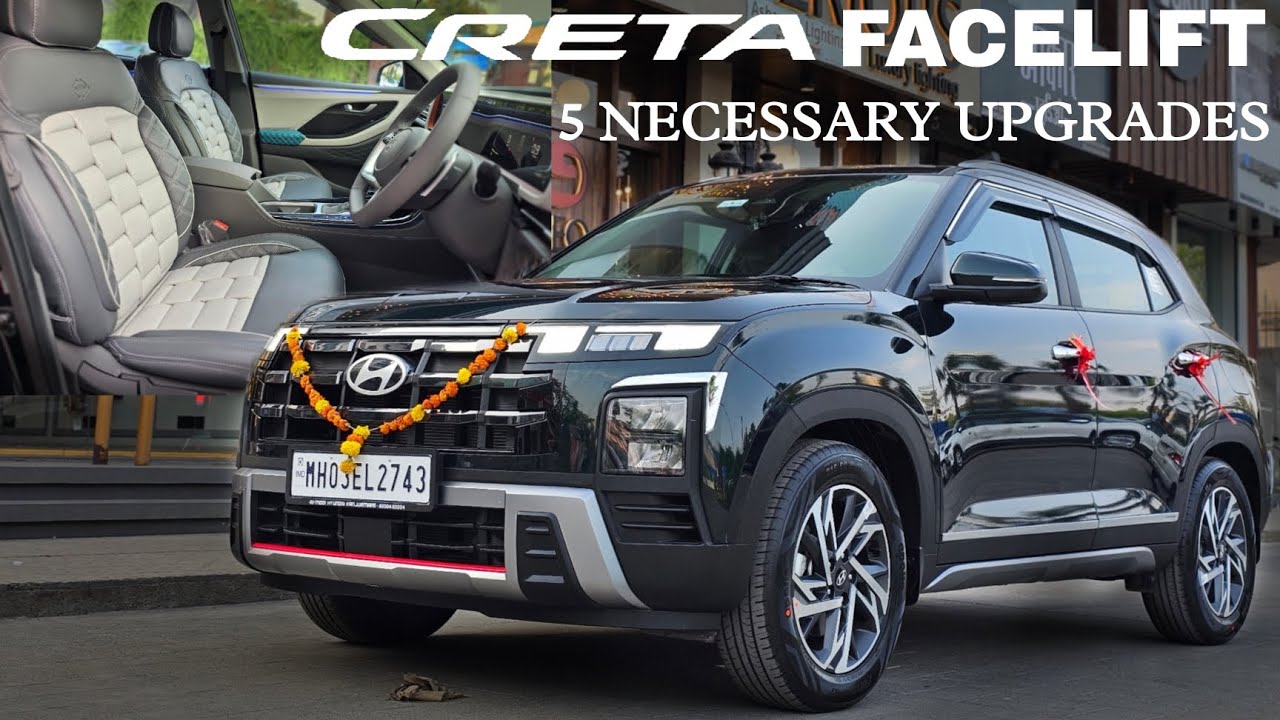 CRETA EMERALD GREEN TECH LINE UPGRADED WITH 5 NECESSARY UPGRADES...!!!