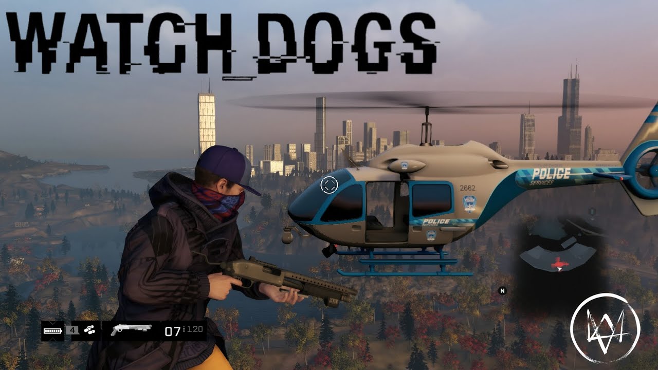 Watch Dogs: Helicóptero + o maior edifício do jogo (Willis Tower) #watchdogs 