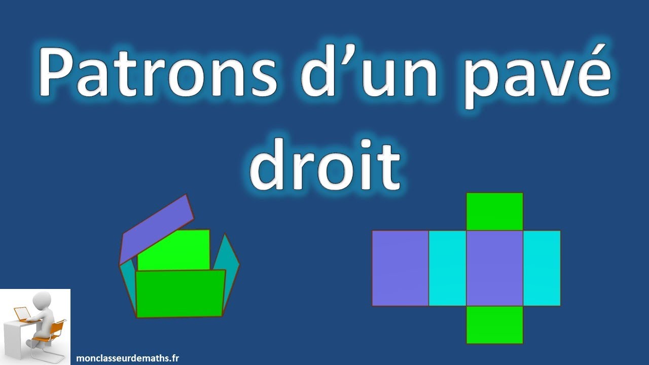 Patrons d'un pavé droit
