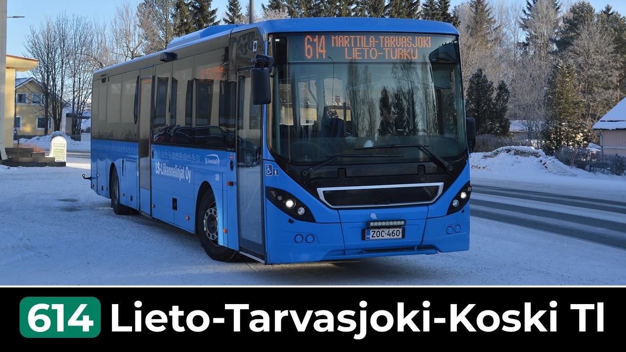 Seutu+ (Föli) Linja 614: Turku, Puutori - Koski Tl (Nopeutettu)