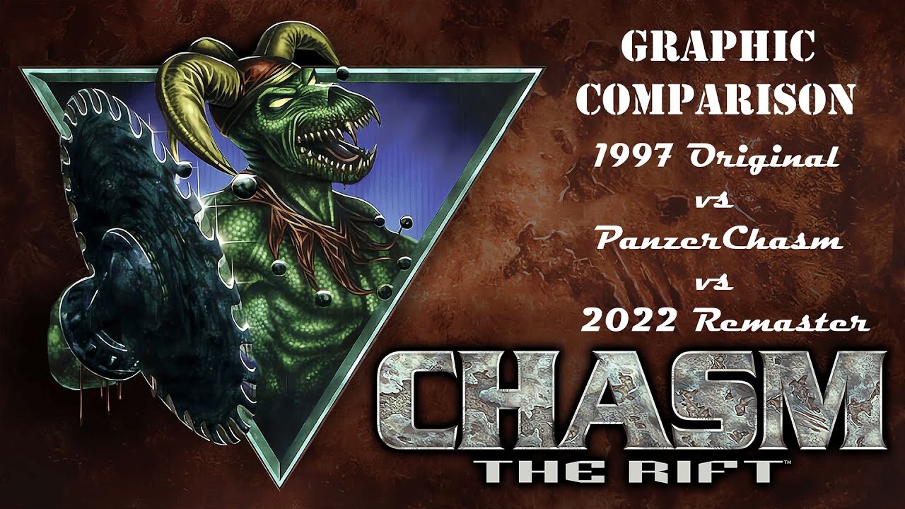 Chasm: The Rift - Grafikvergleich / Graphic Comparison (Original vs PanzerChasm vs 2022 Remaster)