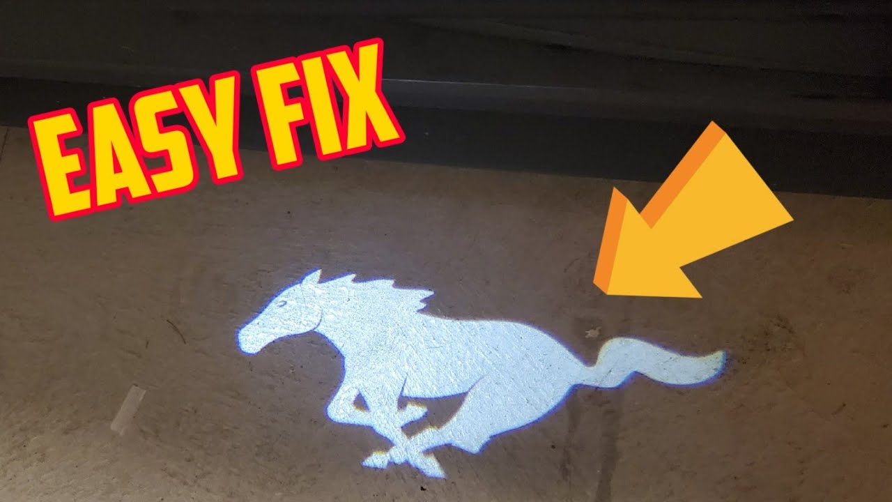 Mustang GT Puddle LIGHTS. How It WORKS And How TO FIX Blurry Light!