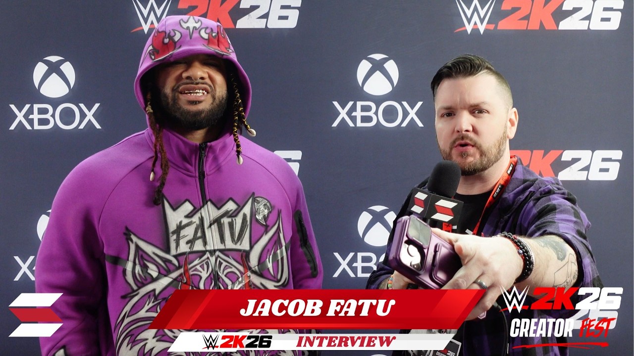 JACOB FATU GIVES ADVICE TO HIS YOUNGER SELF AND SPEAKS ON INCREDIBLE RISE (WWE 2K26 CREATOR FEST)