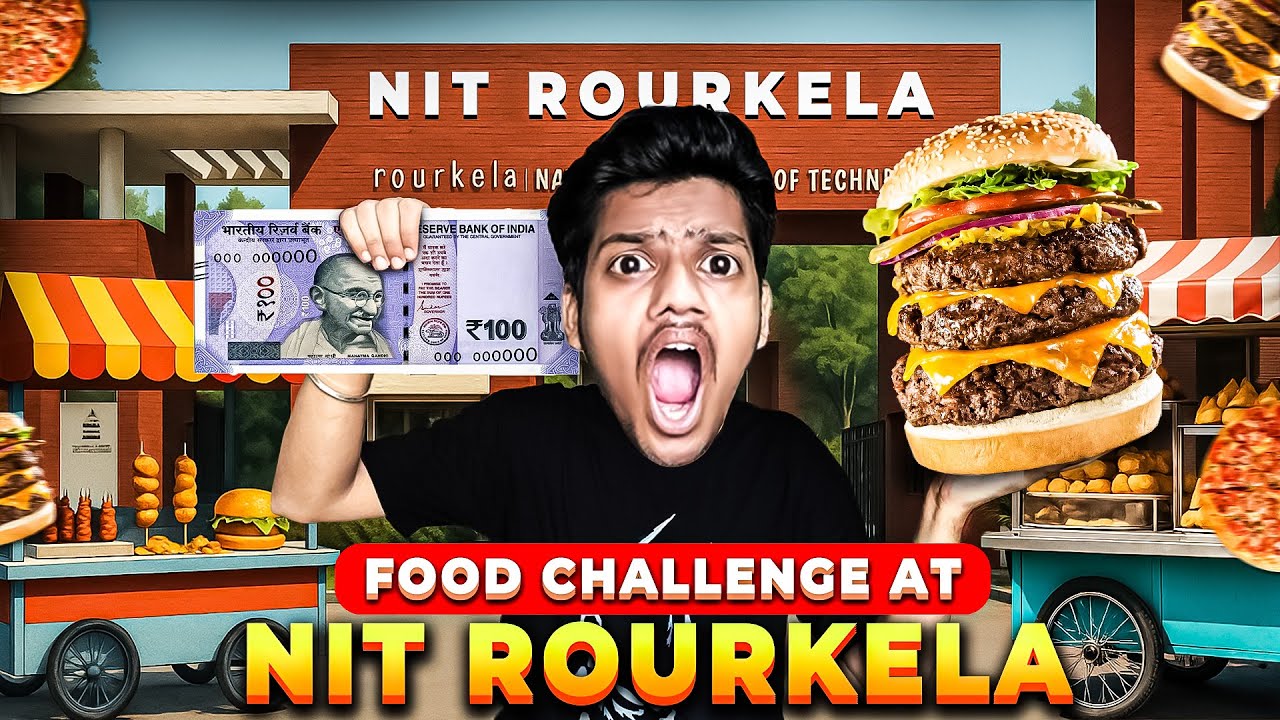 100 Rupees = How Much Food at NIT Rourkela? 💸🍛Ft. @River-unknown 