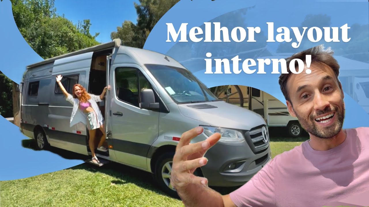 Conheça o Motorhome com o MELHOR BANHEIRO! | Van Sprinter para viajar com a família!