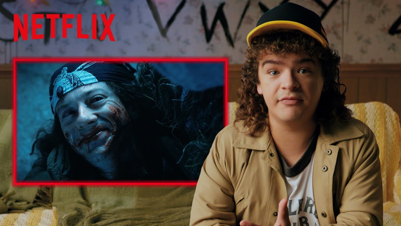 The Stranger Things Cast React to Eddie's Death Scene | Stranger Things | Netflix