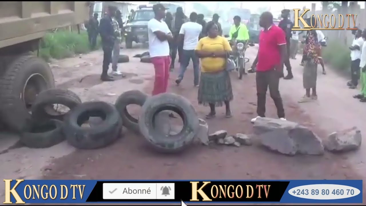 Urgent urgent urgent tension à kasangulu la population fâché contre la société FCC