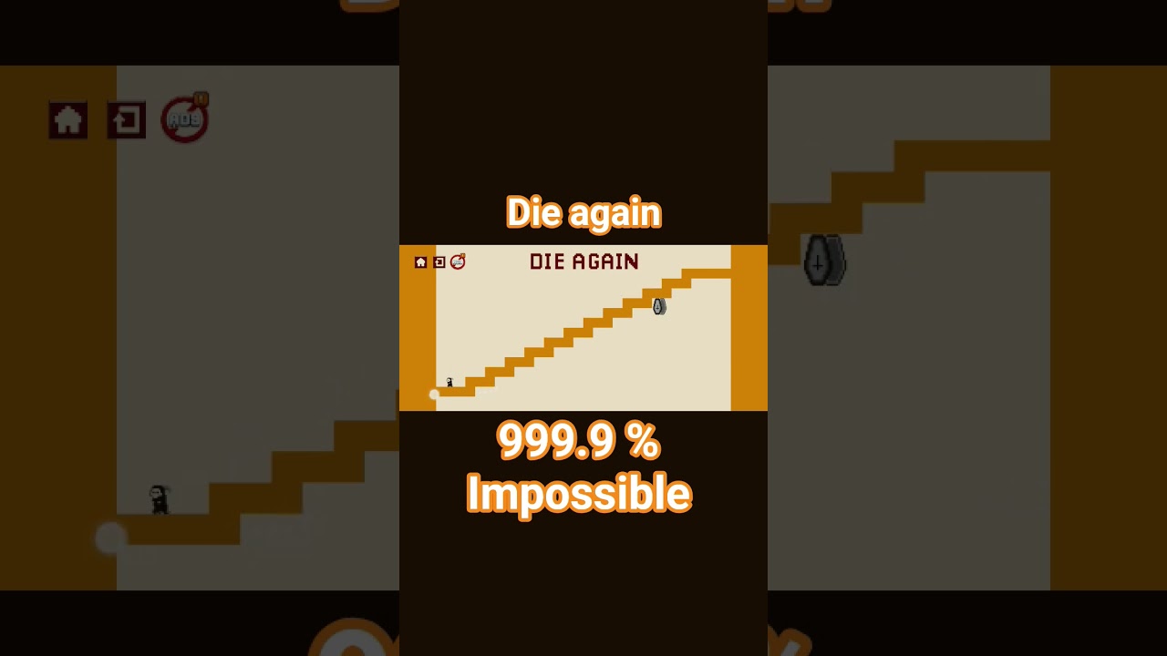 Die again fully troll last level is 999.9 % impossible#shortvideo #games#trolllife#trolllife #music