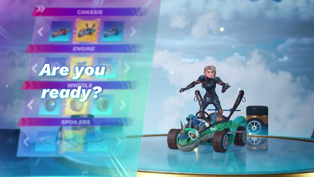 Astrid Dreamworks All-Stars Kart Racing (lightning)