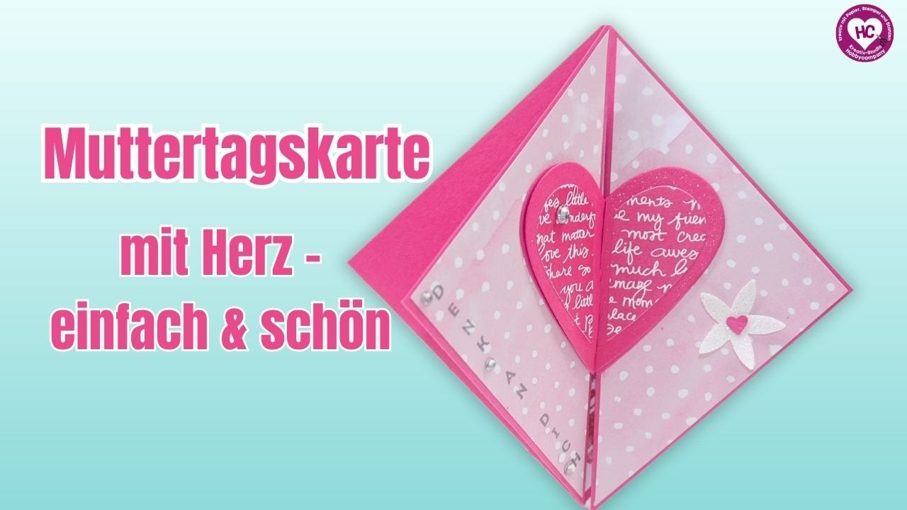 Karten Idee - basteln zum Muttertag