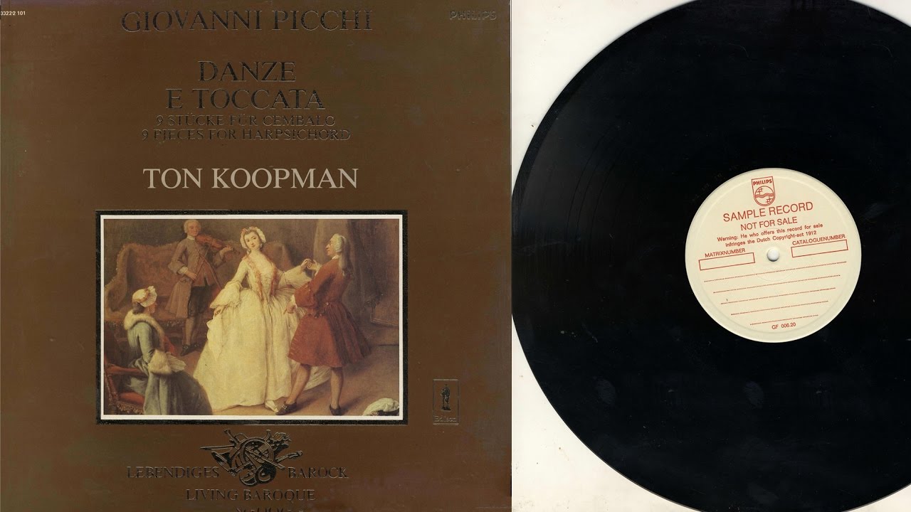 Ton Koopman (harpsichord) Giovanni Picchi, Danze e Toccata
