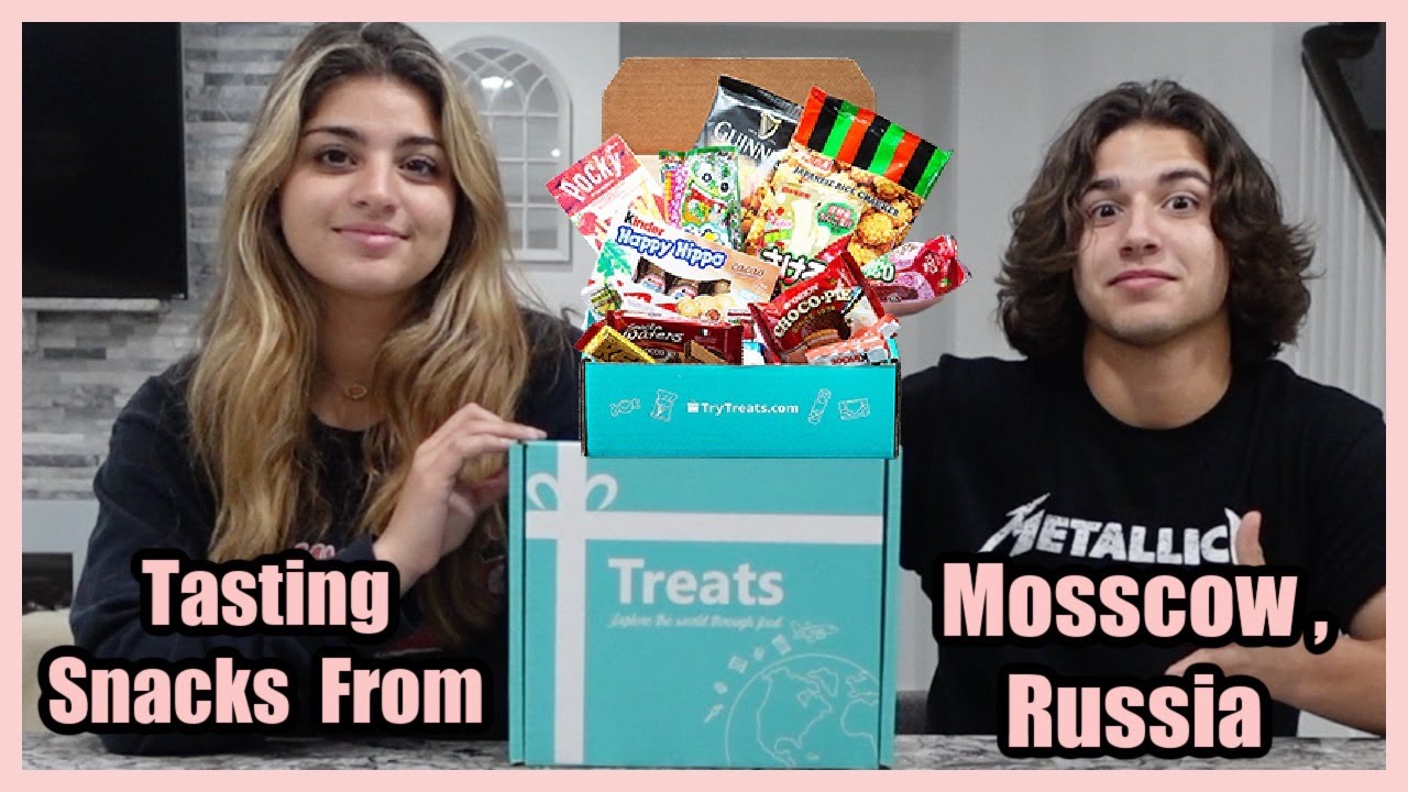 Tasting Snacks From Moscow,Russia ./Try treats Subscription Box .Keilly&Kendry.
