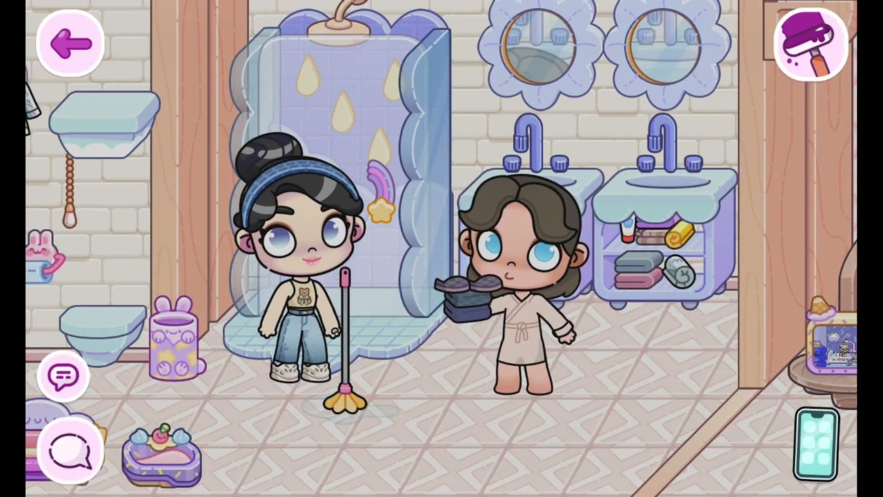 Rutina con mi nuevo bebé en Avatar Word🥹😁🥰🤩😘
