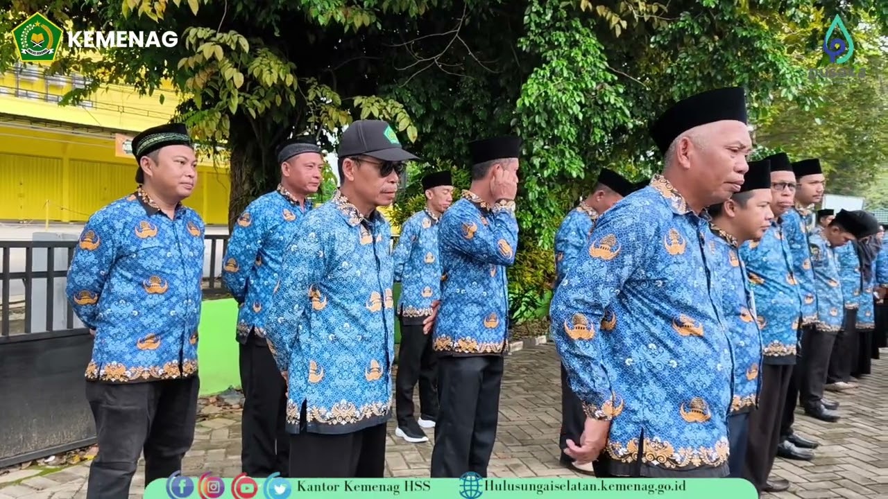 Pimpin Apel Kesadaran, Plt. KaKanKemenag HSS Tekankan Integritas ASN Jelang Ramadhan