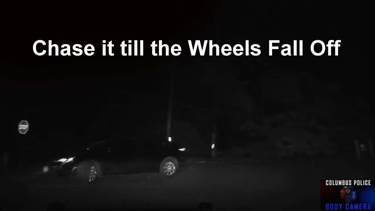 Columbus Police Chase a Stolen Car