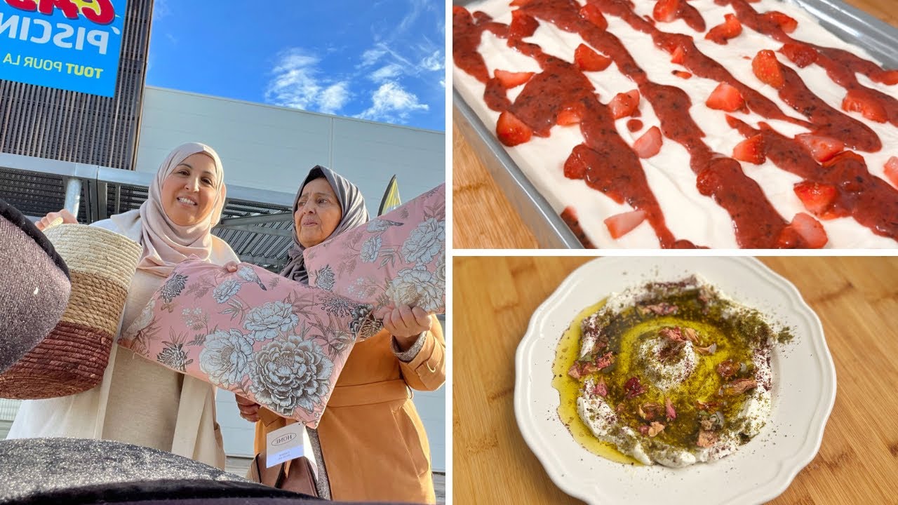 VLOG : HAUL AVEC MAMOUNETTE / RECETTES TIRAMISU AUX FRUITS ROUGES