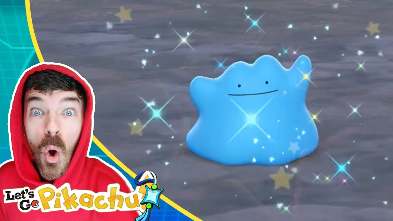 Shiny Ditto Failed & Reclaimed In Cerulean Cave | Pokemon Let's Go Pikachu Extreme Shiny Living Dex