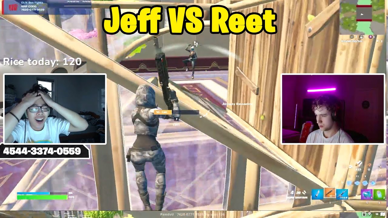 Asian Jeff VS Reet 1v1 TOXIC Boxfights!