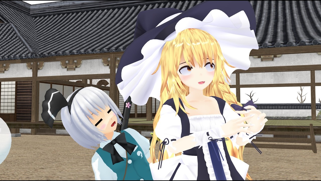 【東方MMD】【MMD紙芝居】第3話 困った妖夢とあの事と知らない事と