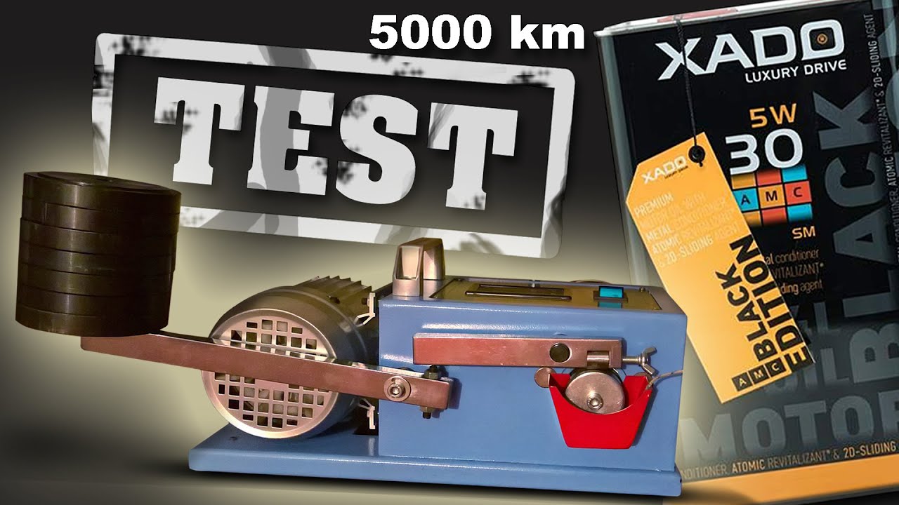 Xado AMC Black Edition 5W30 - mileage: 5.000km Cold engine start Choose the best oil! #oilchange