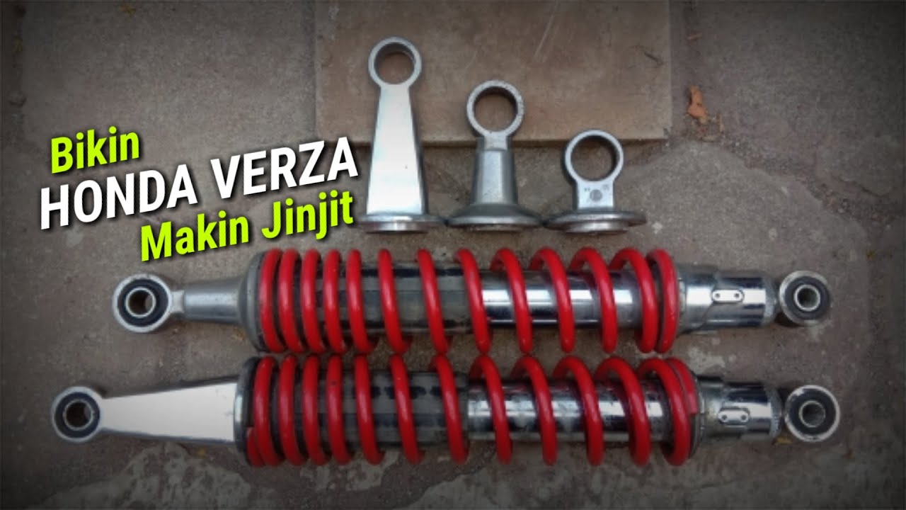 Pasang Peninggi Shock Belakang Honda Verza 150 Sendiri