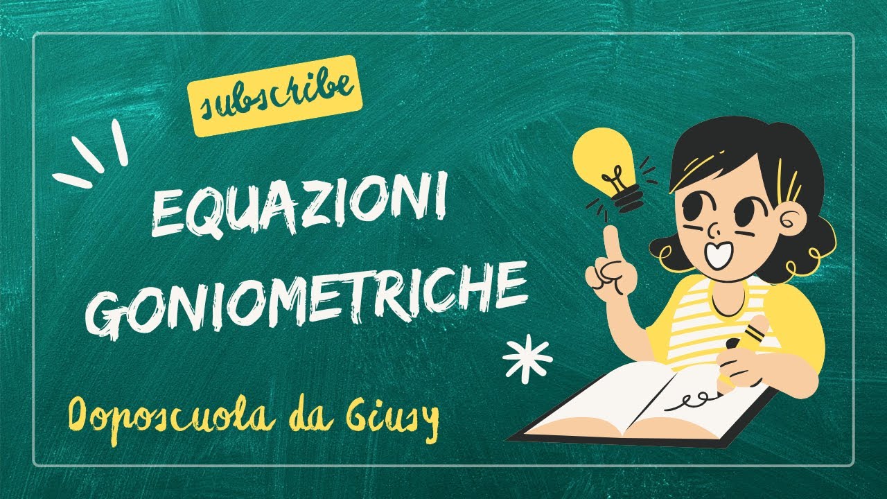 Equazioni lineari in seno e coseno METODO ALGEBRICO
