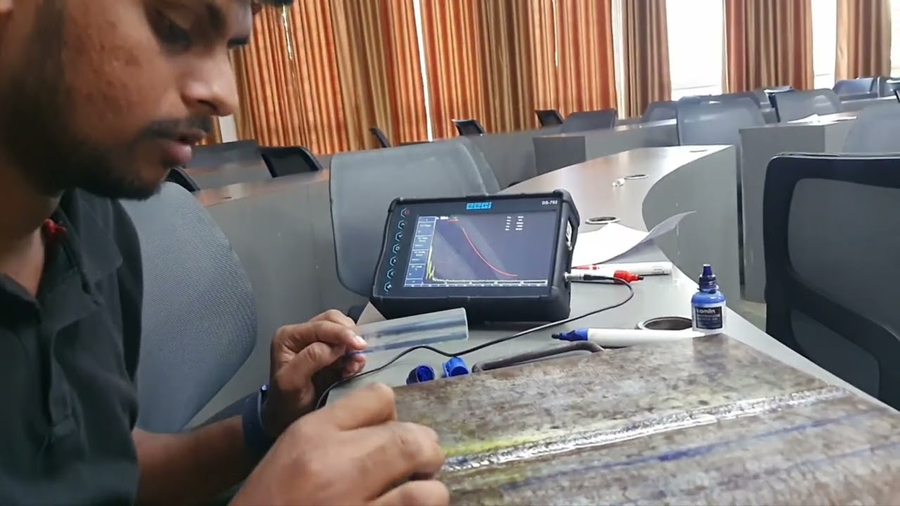 #ndt #UT Weld Scan