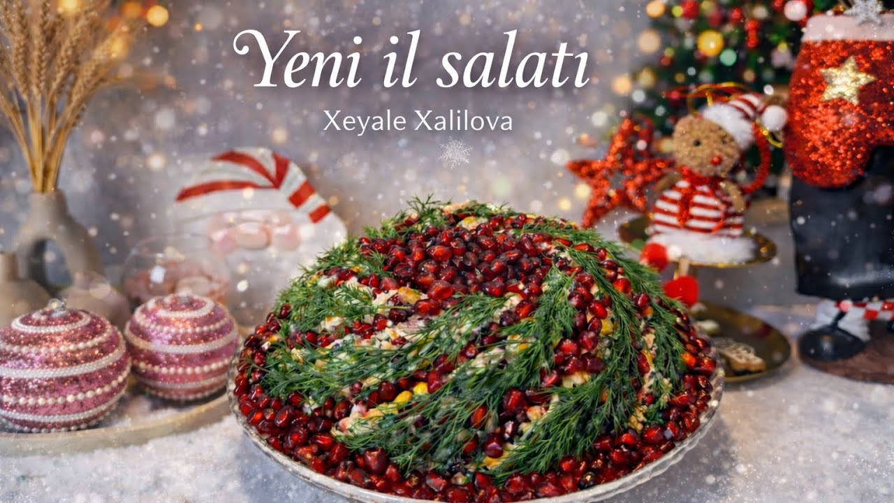 Yeni İl Süfrəsi üçün Möhtəşəm Salat 🌟 | Asan, Dadlı və Çox Gözəl Təqdimat.